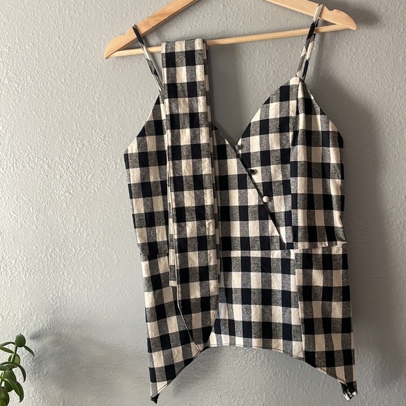 Black & White Gingham Top - Picture 8 of 12